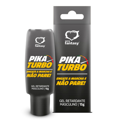 Gel Retardante Masculino - Sexy Fantasy Pika Turbo | 15 Gramas