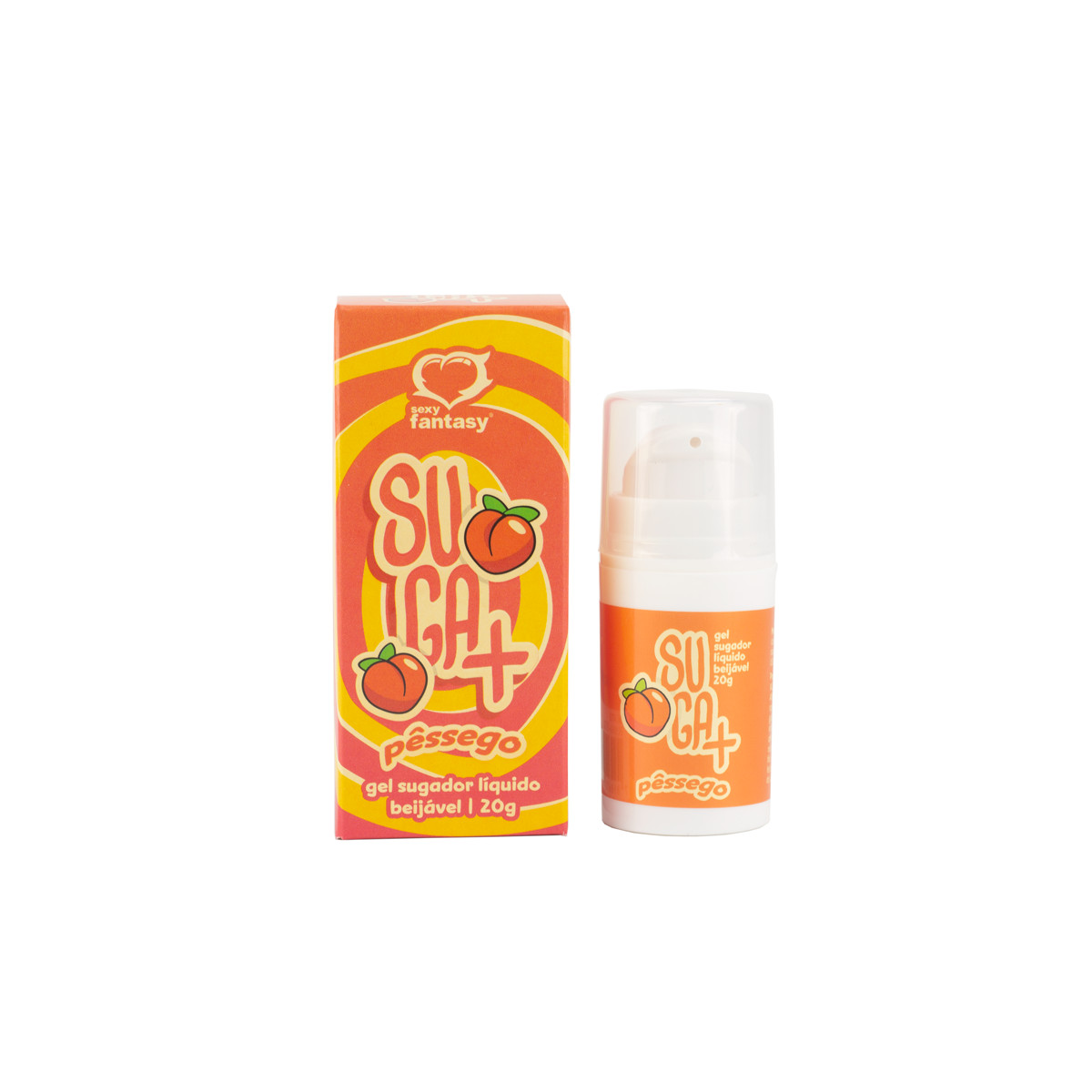 Gel Sugador Líquido Beijável com Sensação de Sucção, Pulsação e Frescor - Sexy Fantasy Suga + | 20g | Disponível em 4 Sabores - 8