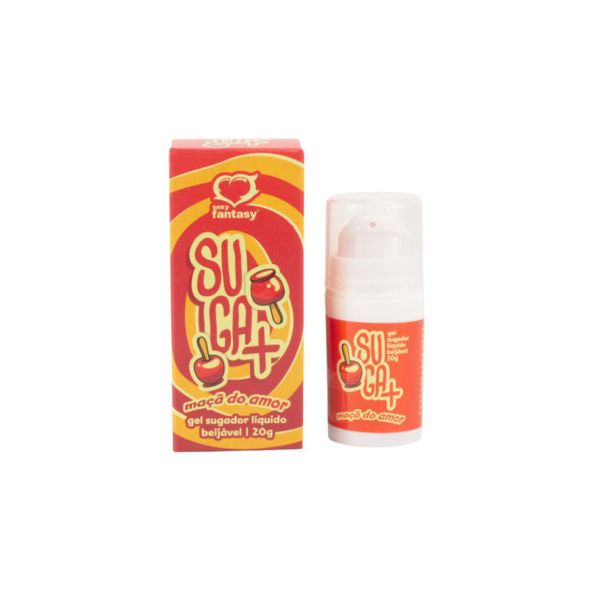 Gel Sugador Líquido Beijável com Sensação de Sucção, Pulsação e Frescor - Sexy Fantasy Suga + | 20g | Disponível em 4 Sabores - 17
