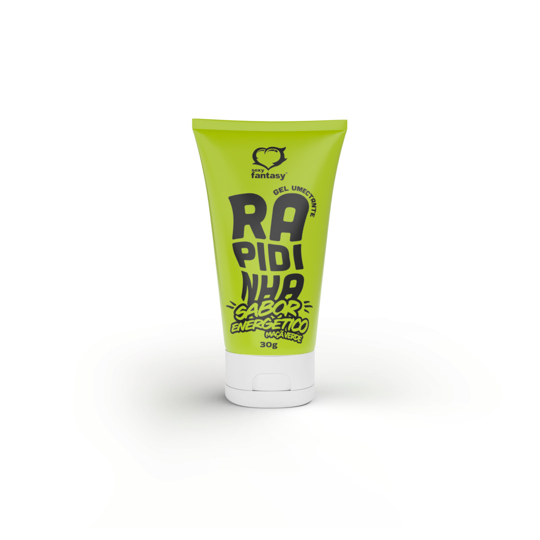 Gel Umectante Lubrificante com Sabor - Sexy Fantasy Rapidinha Energético | 30g| Disponível em 2 Sabores - 2