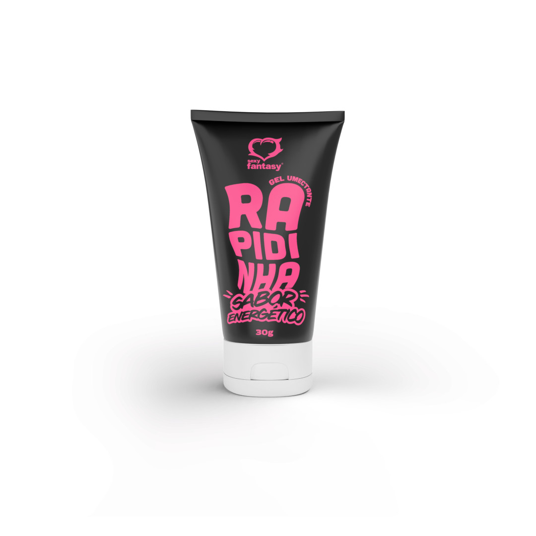 Gel Umectante Lubrificante com Sabor - Sexy Fantasy Rapidinha Energético | 30g| Disponível em 2 Sabores - 5