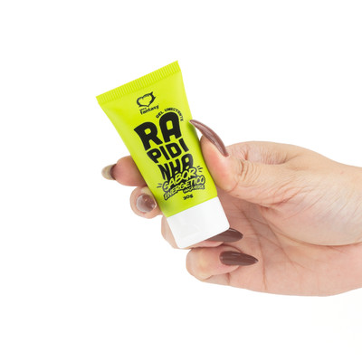 Gel Umectante Lubrificante com Sabor - Sexy Fantasy Rapidinha Energético | 30g| Disponível em 2 Sabores