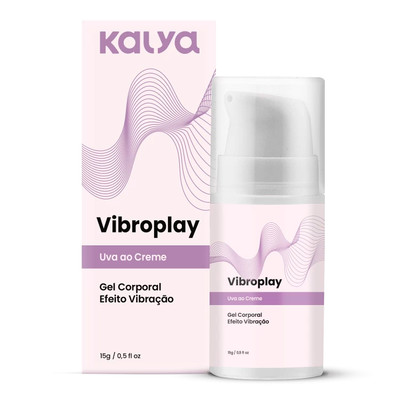 Gel Vibrador Beijável com Sabor - Kalya Vibroplay | 15gr | Disponível em 3 Sabores