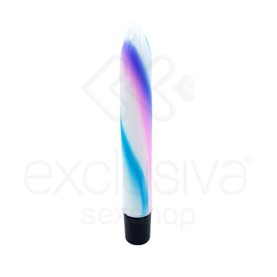 Foto 2 do produto Glass Wands - Vibrador Personal de Vidro com Detalhes em Colorido e 7 Modos de Vibração -  22 x 2,5 CM