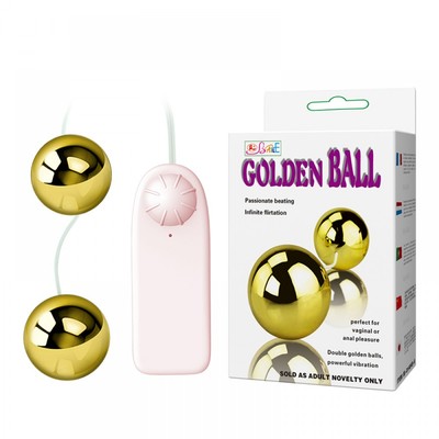Foto 1 do produto Bolas Para Pompoar com Vibro Multivelocidade - Golden Ball