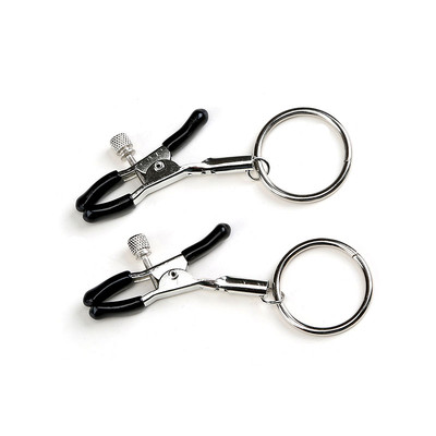Grampos Para os Seios com Presilhas Ajustáveis e Argola - Sexy Import