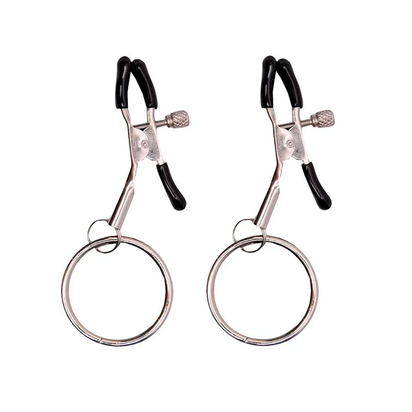 Grampos Para os Seios com Presilhas Ajustáveis e Argola - Sexy Import - 2