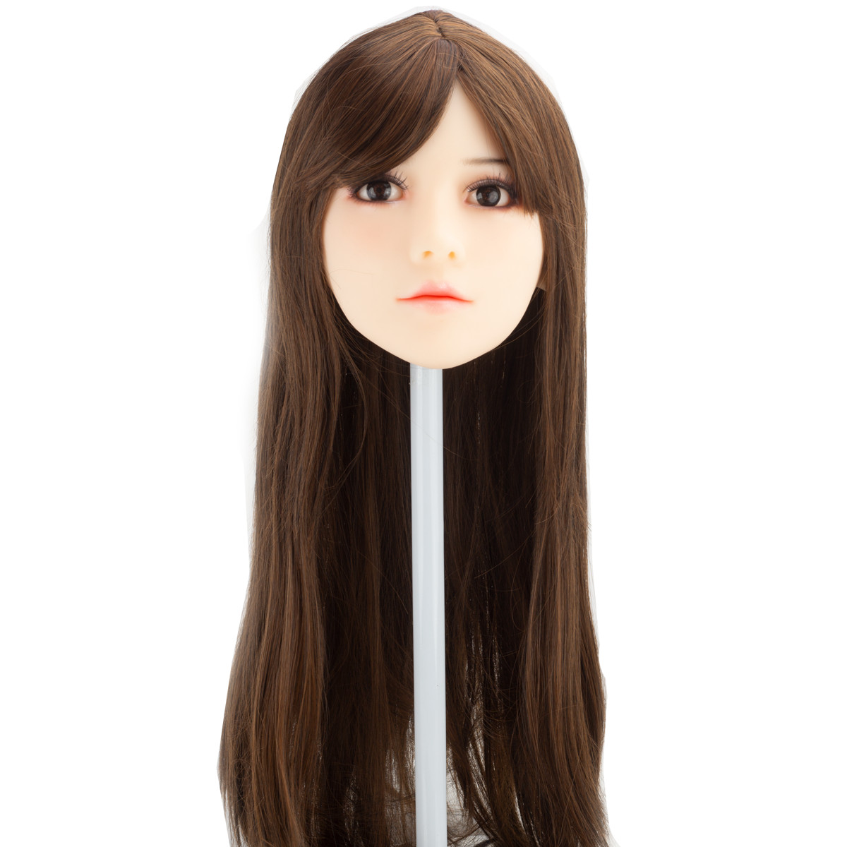 Grazi - Boneca Realística em TPE com Pele Branca, Cabelo Castanho Claro longo, Olhos Castanhos, Seios Fartos, Vértebras em Aço e Acessórios - 39,2 Kg e 1,60 Metros de Altura - 8