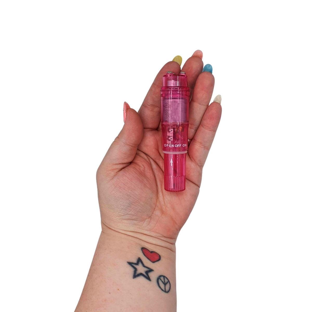 Vibrador Compacto com 4 Capas de Texturas Diferentes e Vibração Única - Green Baby | 10 x 2,4 cm | Disponível em 3 Cores - 8