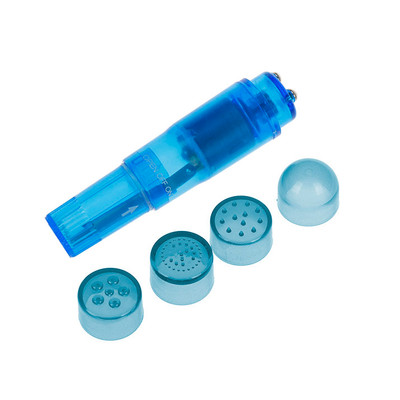 Foto 3 do produto Vibrador Compacto com 4 Capas de Texturas Diferentes e Vibração Única - Green Baby | 10 x 2,4 cm | Disponível em 3 Cores