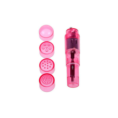 Foto 6 do produto Vibrador Compacto com 4 Capas de Texturas Diferentes e Vibração Única - Green Baby | 10 x 2,4 cm | Disponível em 3 Cores