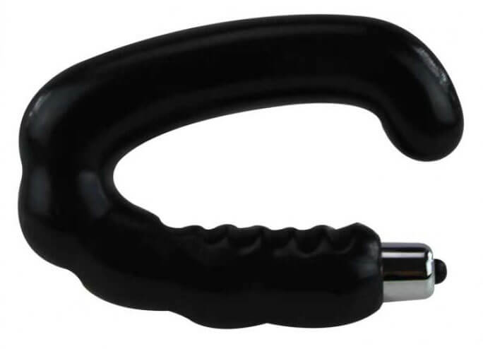 Estimulador de Ponto G em Silicone com Cápsula Vibratória - G-Spot Stimulation | Cor: Preto - 2