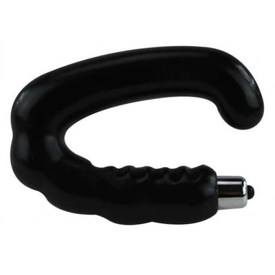 Estimulador de Ponto G em Silicone com Cápsula Vibratória - G-Spot Stimulation | Cor: Preto