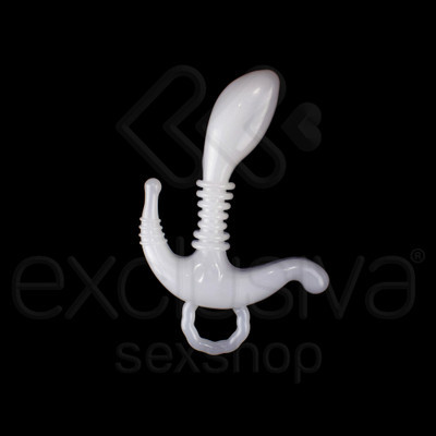 Foto 4 do produto G-Spot Stimulator - Estimulador de Próstata e Períneo em ABS | Cor: Branco