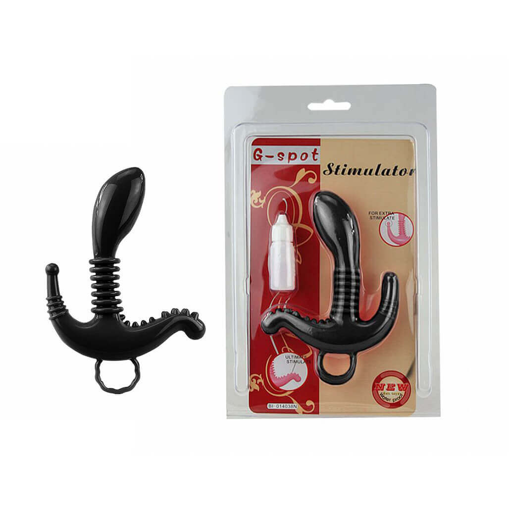 G-Spot Stimulator - Estimulador de Próstata e Períneo em TPR | Cor: Preto - 1