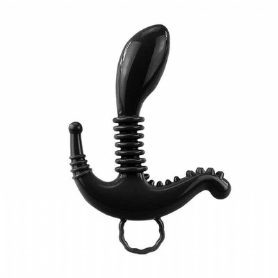 Foto 4 do produto G-Spot Stimulator - Estimulador de Próstata e Períneo em TPR | Cor: Preto