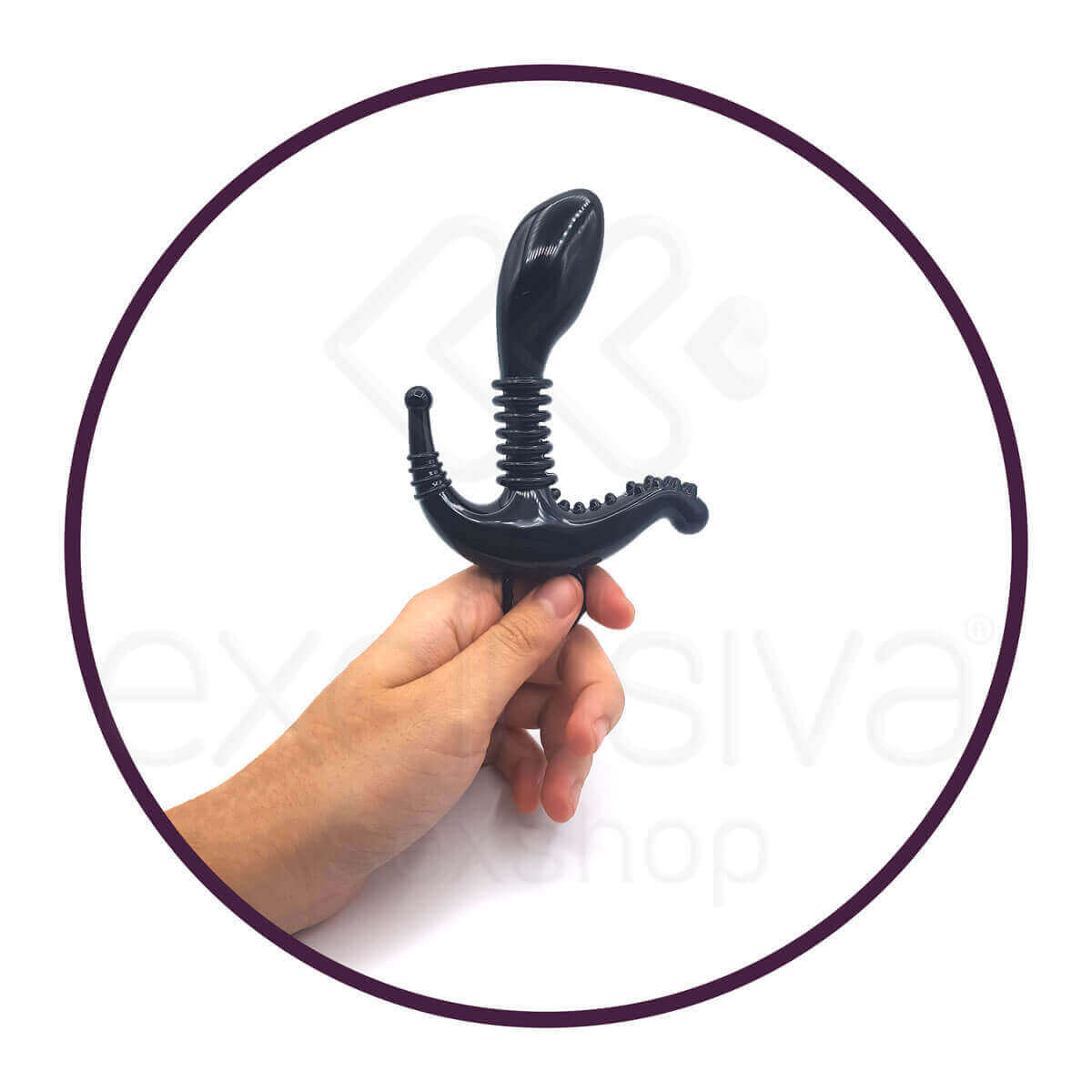 G-Spot Stimulator - Estimulador de Próstata e Períneo em TPR | Cor: Preto - 5