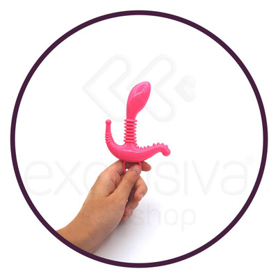 Foto 4 do produto G-Spot Stimulator - Estimulador de Próstata e Períneo em TPR | Cor: Rosa