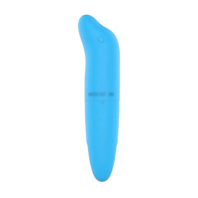 Foto 2 do produto Vibrador Estimulador de Ponto G em Forma de Golfinho com Vibração Única - G-Spot | 12,5 x 2,5 cm | Disponível em 7 Cores