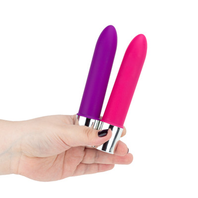 Vibrador Personal com Textura Aveludada e 10 Modos de Vibração - G-Spot | 14,5 x 2,5 cm | Disponível em 3 Cores