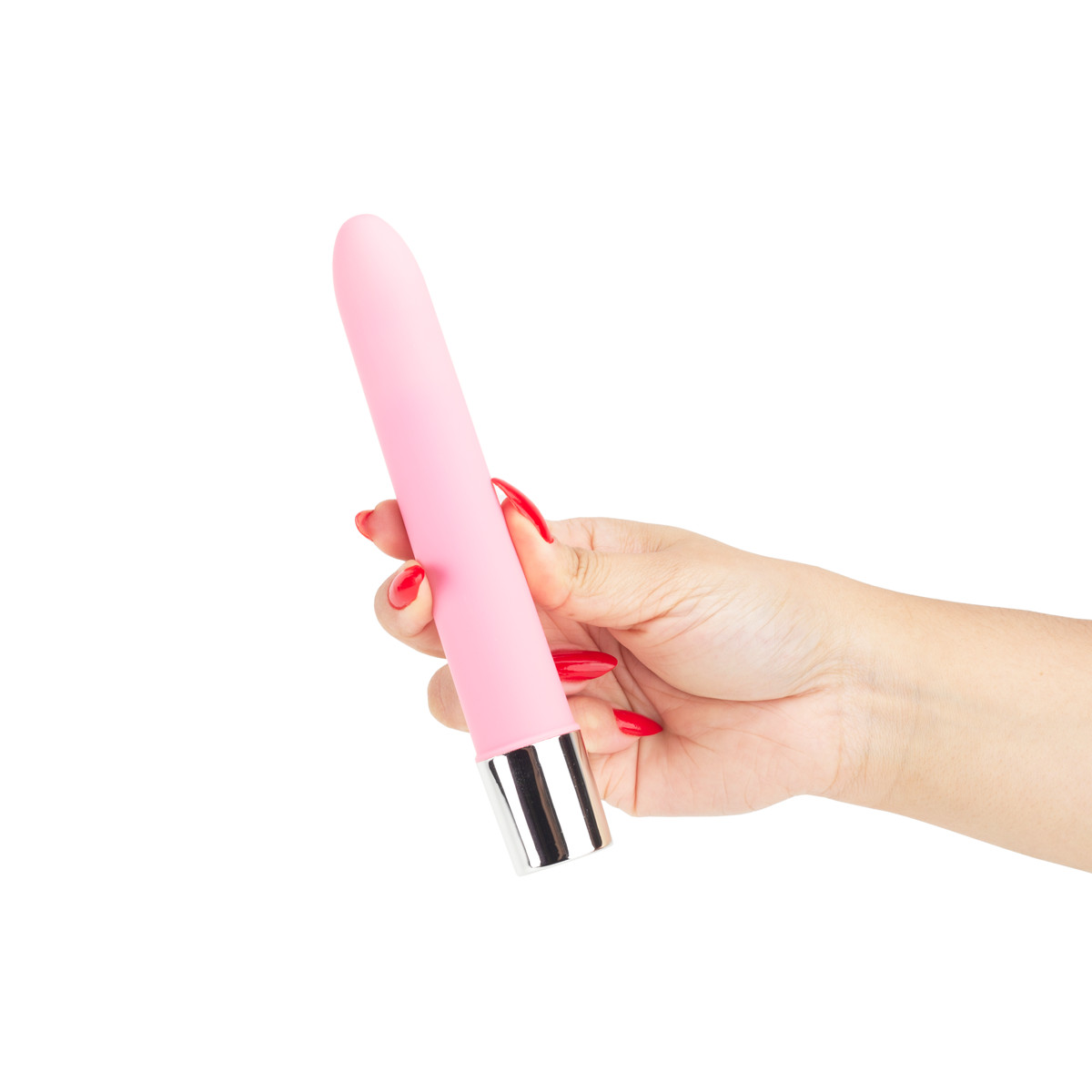 Vibrador Personal com Textura Aveludada e 10 Modos de Vibração - YouVibe | 15,5 x 2,8 cm | Cor: Rosa Claro - 5