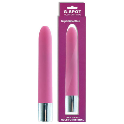 Foto 1 do produto G-Spot - Vibrador Personal com Textura Aveludada e 10 Modos de Vibração - 18 x 2,8 cm | Cor: Rosa Claro