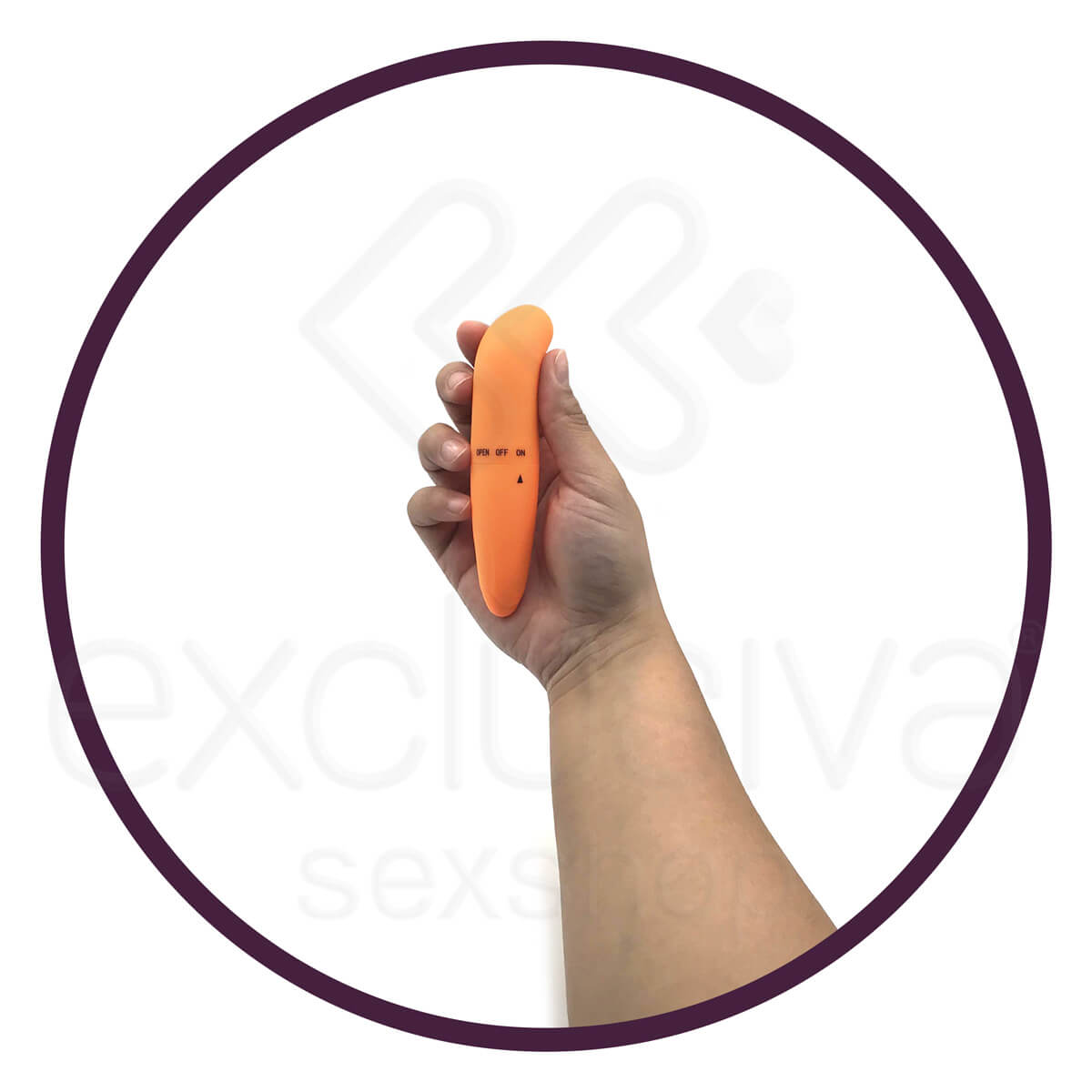 Vibrador para Ponto G com Toque Aveludado - G-Spot | 11,8 x 2,6 cm | Disponível em 3 Cores - 7