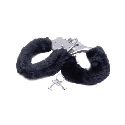 Algemas Reguláveis em Pelúcia com Chave e Trava de Segurança - YouVibe Hand Cuffs | Disponível em 7 Cores