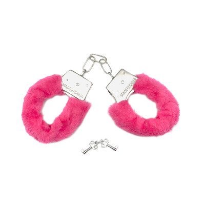 Foto 2 do produto Algemas Reguláveis em Pelúcia com Chave e Trava de Segurança - YouVibe Hand Cuffs | Disponível em 7 Cores