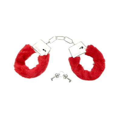 Foto 3 do produto Algemas Reguláveis em Pelúcia com Chave e Trava de Segurança - YouVibe Hand Cuffs | Disponível em 7 Cores