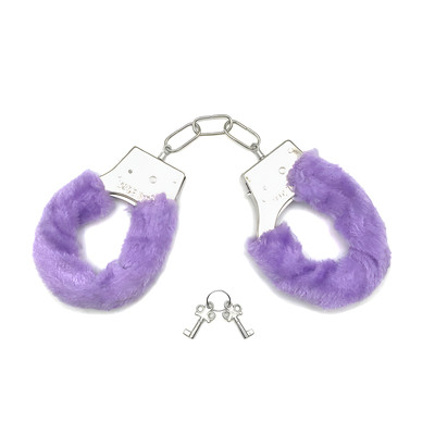 Foto 5 do produto Algemas Reguláveis em Pelúcia com Chave e Trava de Segurança - YouVibe Hand Cuffs | Disponível em 7 Cores