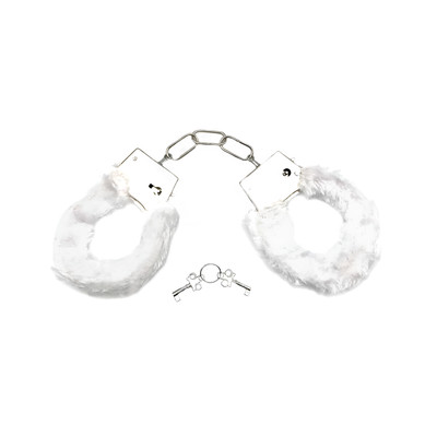 Foto 4 do produto Algemas Reguláveis em Pelúcia com Chave e Trava de Segurança - YouVibe Hand Cuffs | Disponível em 7 Cores
