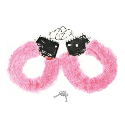 Algemas Reguláveis em Pelúcia com Chave e Trava de Segurança - YouVibe Hand Cuffs | Disponível em 8 Cores