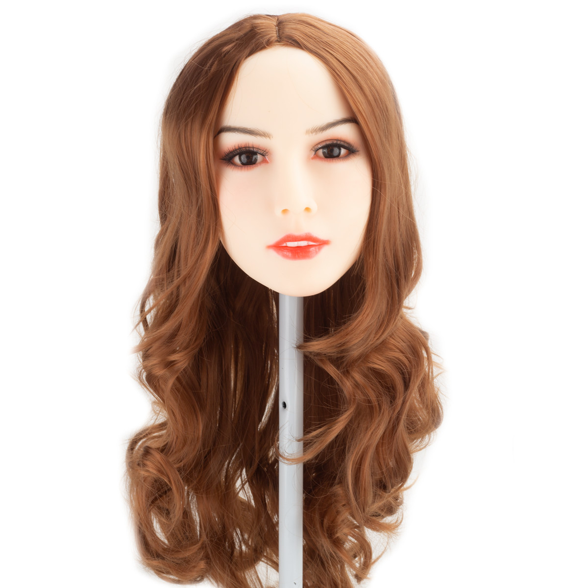 Hannah - Boneca Realística em TPE com Pele Branca, Cabelo Longo Loiro, Olhos Castanhos, Seios Fartos, Vértebras em Aço e Acessórios - 49 Kg e 1,63 Metros de Altura - 10