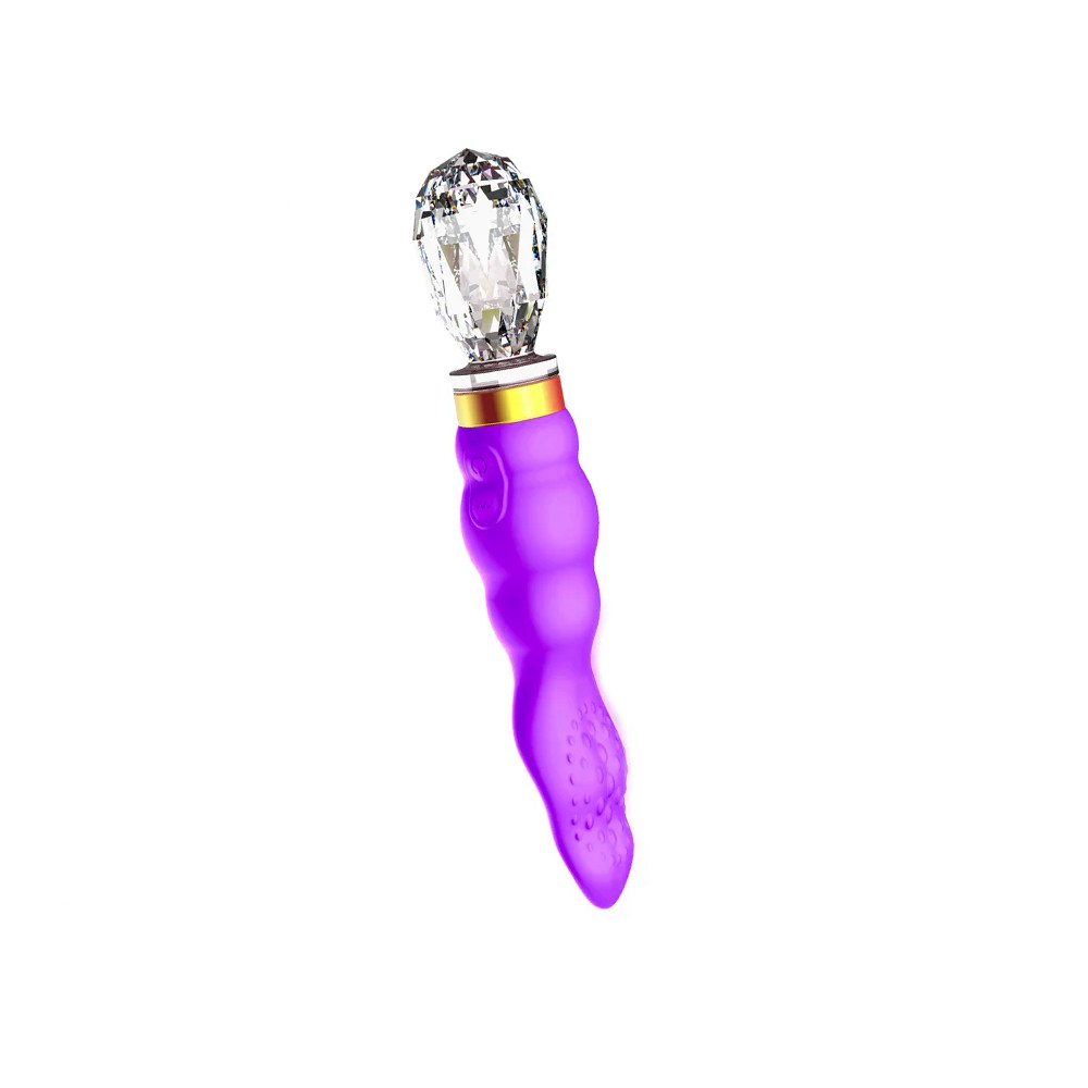 Vibrador Estimulador em Forma de Língua com Texturas Massageadoras e 10 Modos de Vibração - Hantewei AV-03 | 13,2 x 3,5 cm | Disponível em 2 Cores - 2