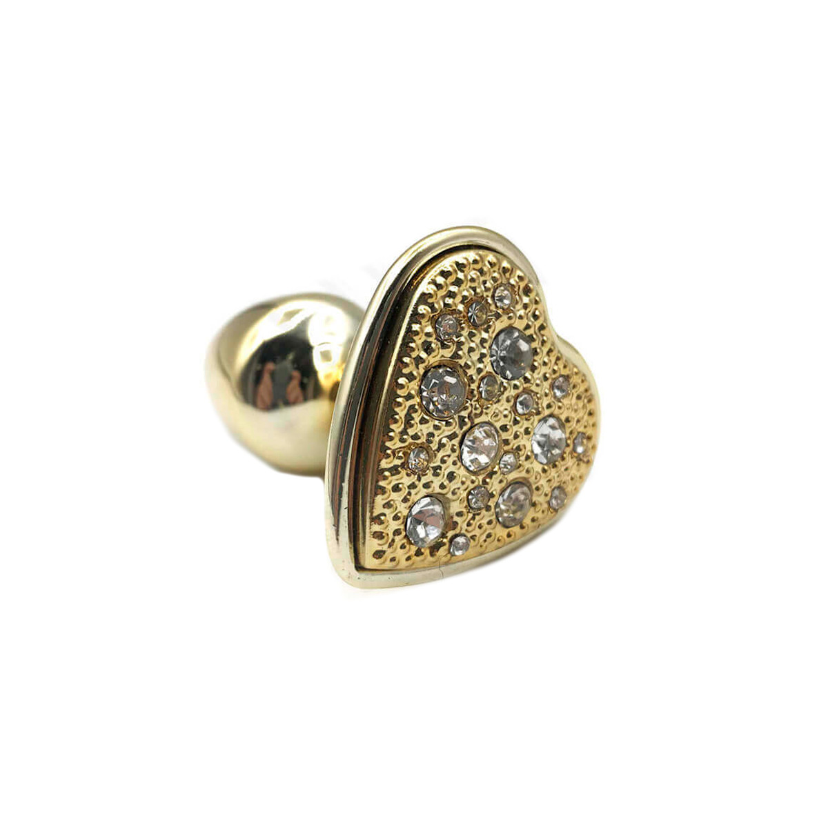 Plug Anal "P" em Forma de Cone com 4 Alças Removíveis e Detalhes de Joias - Hard Anal Kit | 5,9 x 2,6 cm | Disponível em 6 Cores - 11