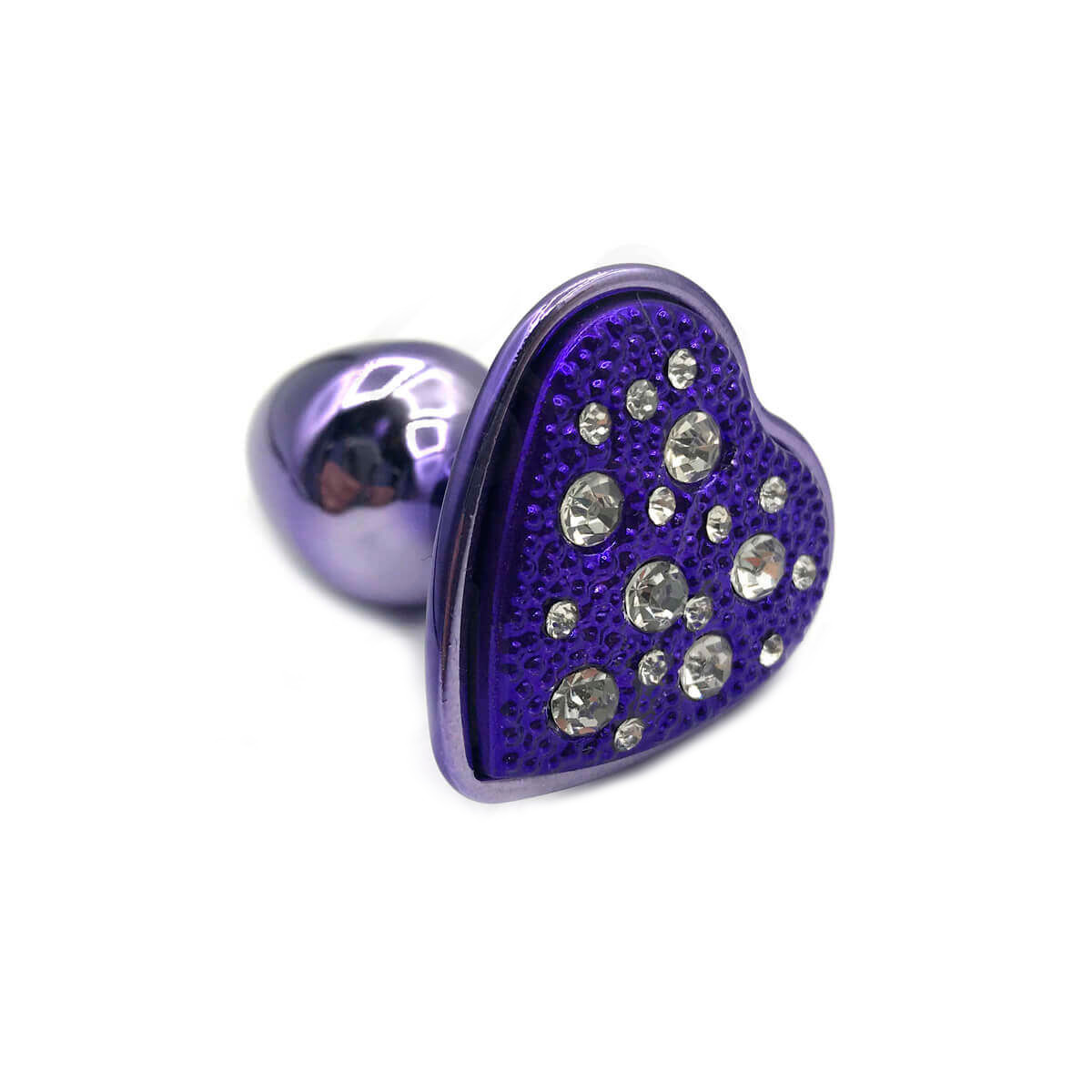 Plug Anal "P" em Forma de Cone com 4 Alças Removíveis e Detalhes de Joias - Hard Anal Kit | 5,9 x 2,6 cm | Disponível em 6 Cores - 2