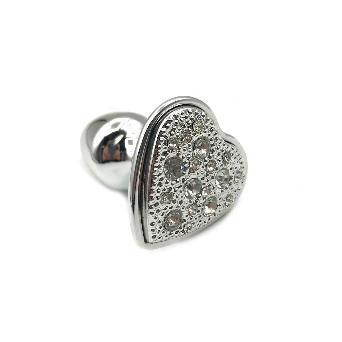 Plug Anal "P" em Forma de Cone com 4 Alças Removíveis e Detalhes de Joias - Hard Anal Kit | 5,9 x 2,6 cm | Disponível em 6 Cores - 3