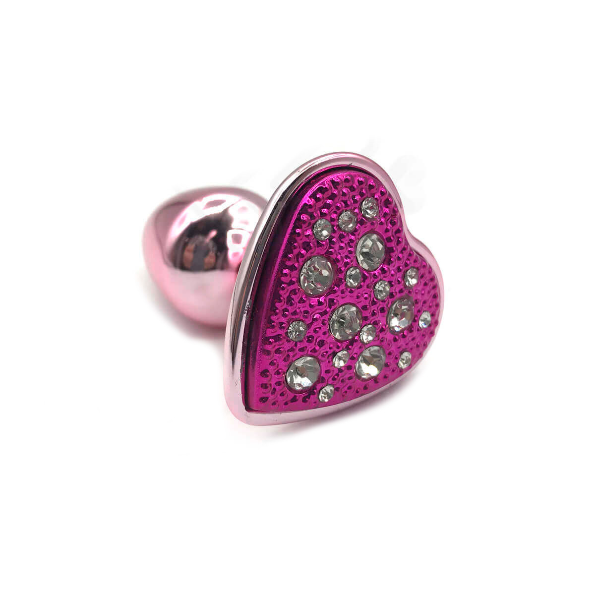 Plug Anal "P" em Forma de Cone com 4 Alças Removíveis e Detalhes de Joias - Hard Anal Kit | 5,9 x 2,6 cm | Disponível em 6 Cores - 8