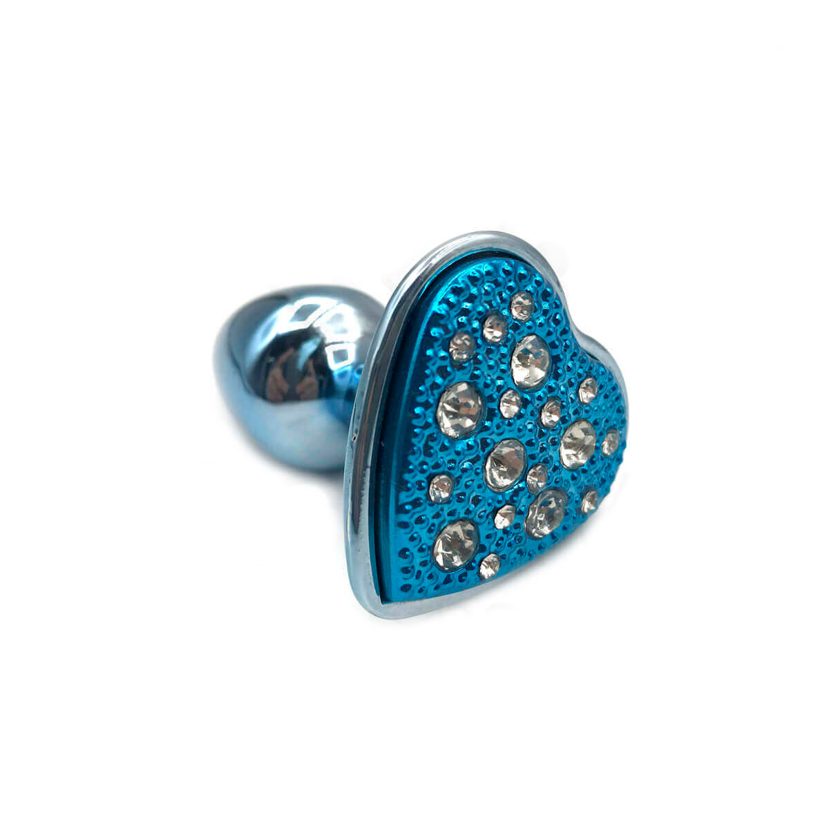 Plug Anal "P" em Forma de Cone com 4 Alças Removíveis e Detalhes de Joias - Hard Anal Kit | 5,9 x 2,6 cm | Disponível em 6 Cores - 10