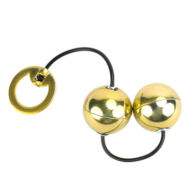 Colar Tailandês com 2 Bolinhas em Metal e Alça de Segurança - Hard Ben-Wa | Disponível em 2 Cores