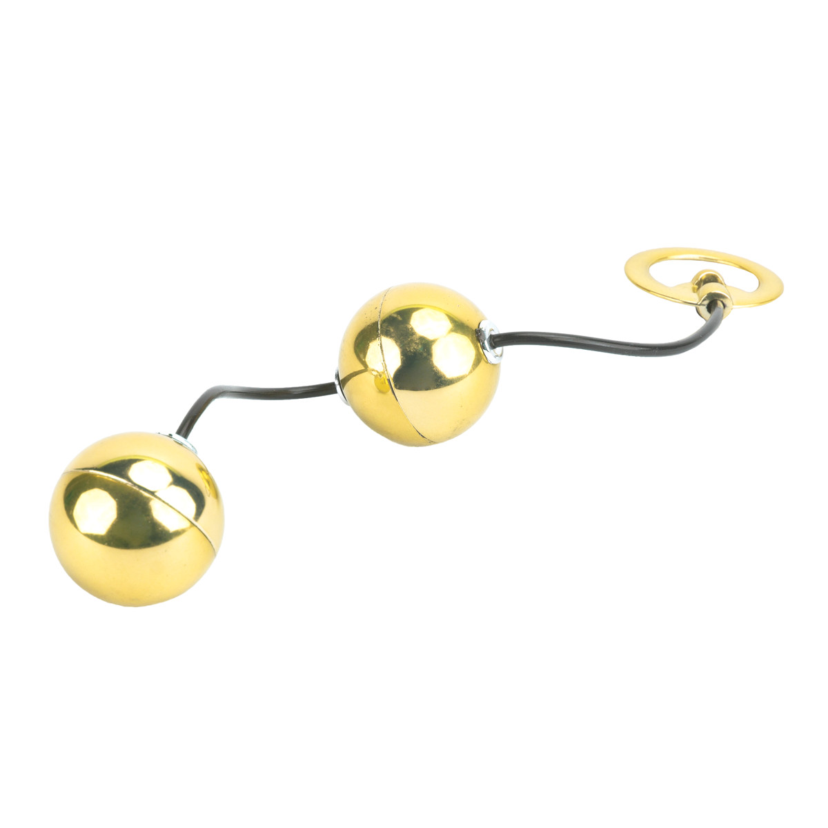 Colar Tailandês com 2 Bolinhas em Metal e Alça de Segurança - Hard Ben-Wa | Disponível em 2 Cores - 3