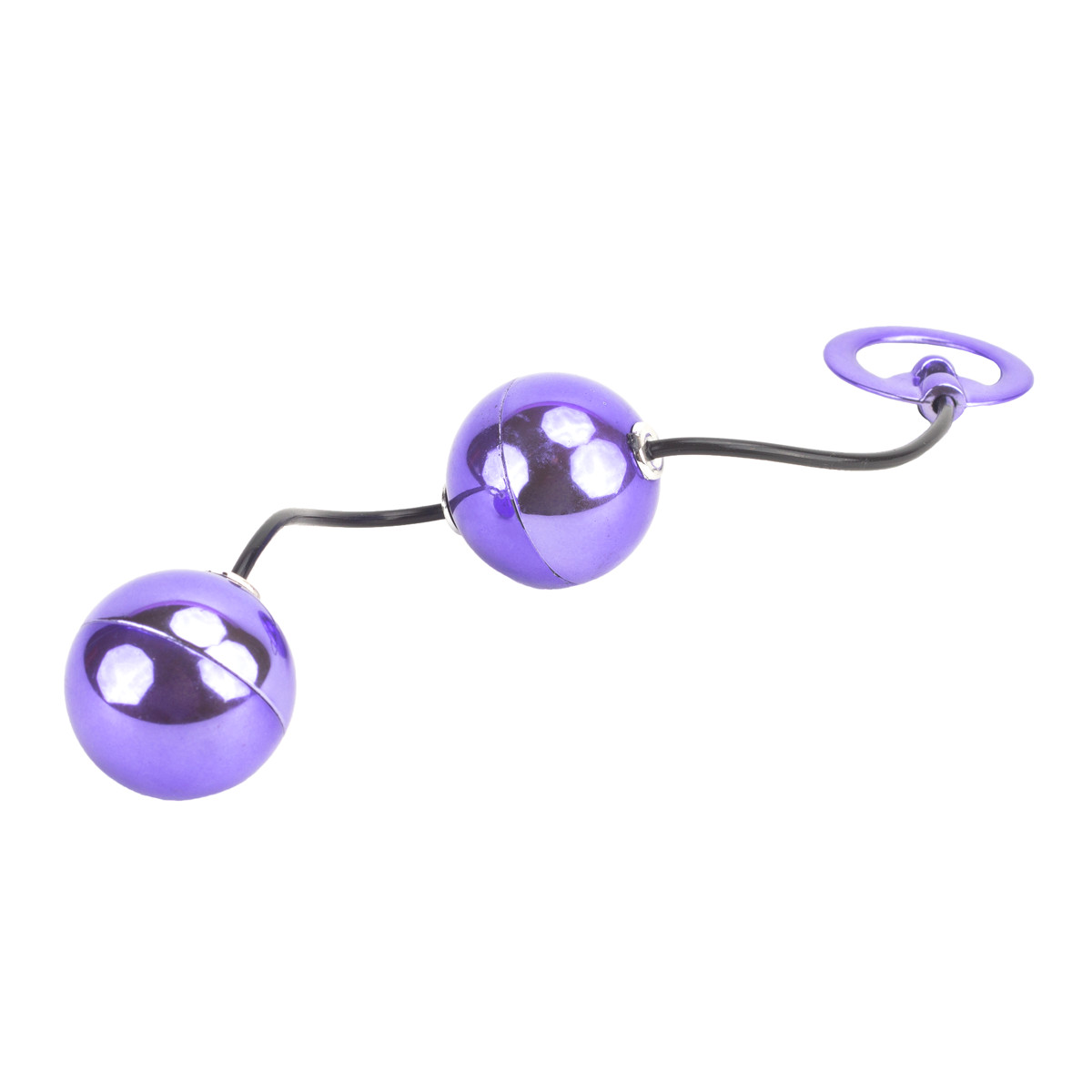 Colar Tailandês com 2 Bolinhas em Metal e Alça de Segurança - Hard Ben-Wa | Disponível em 2 Cores - 7