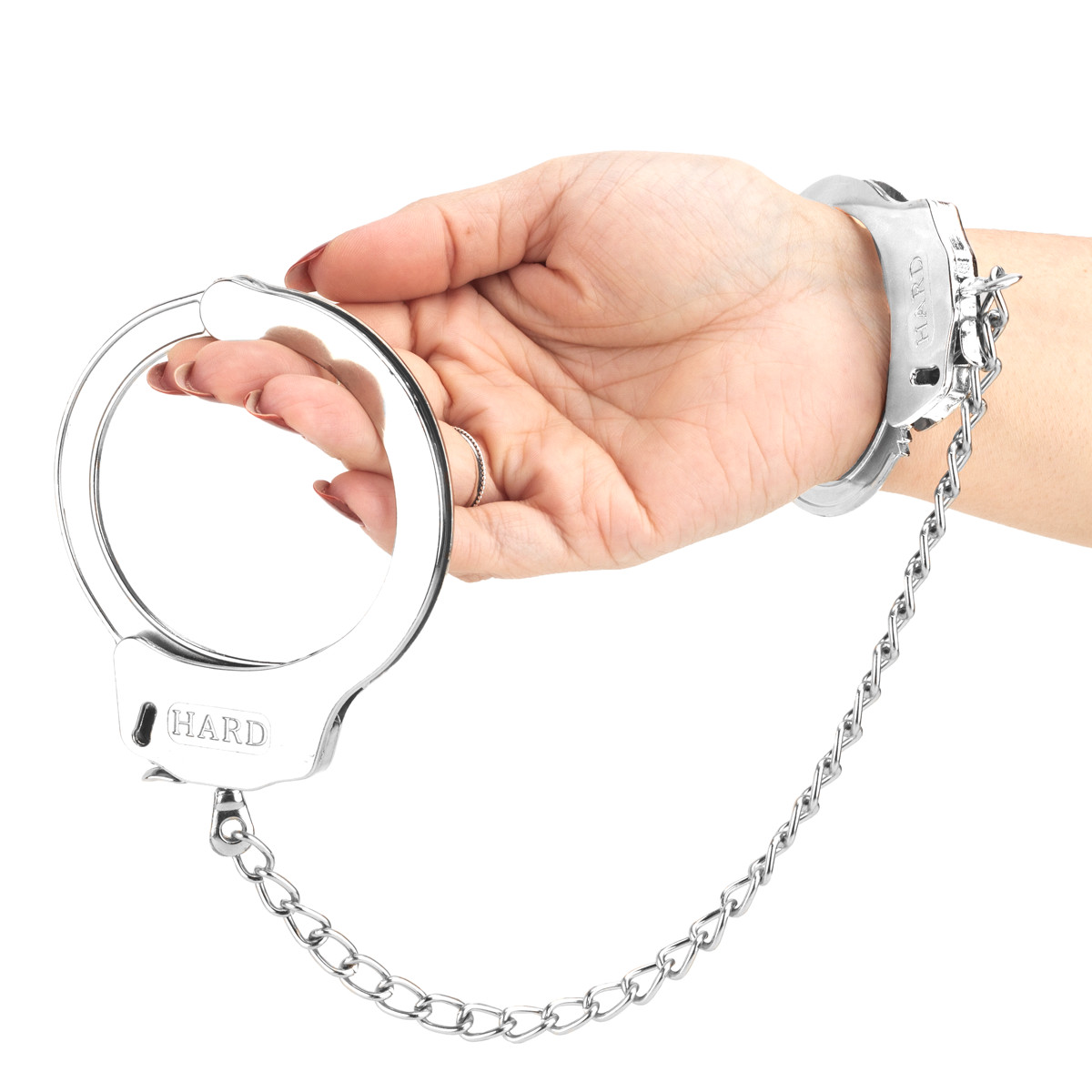 Tornozeleira com Algemas em Metal, Chaves e Trava de Segurança - Hard Cinquenta Tons - 5