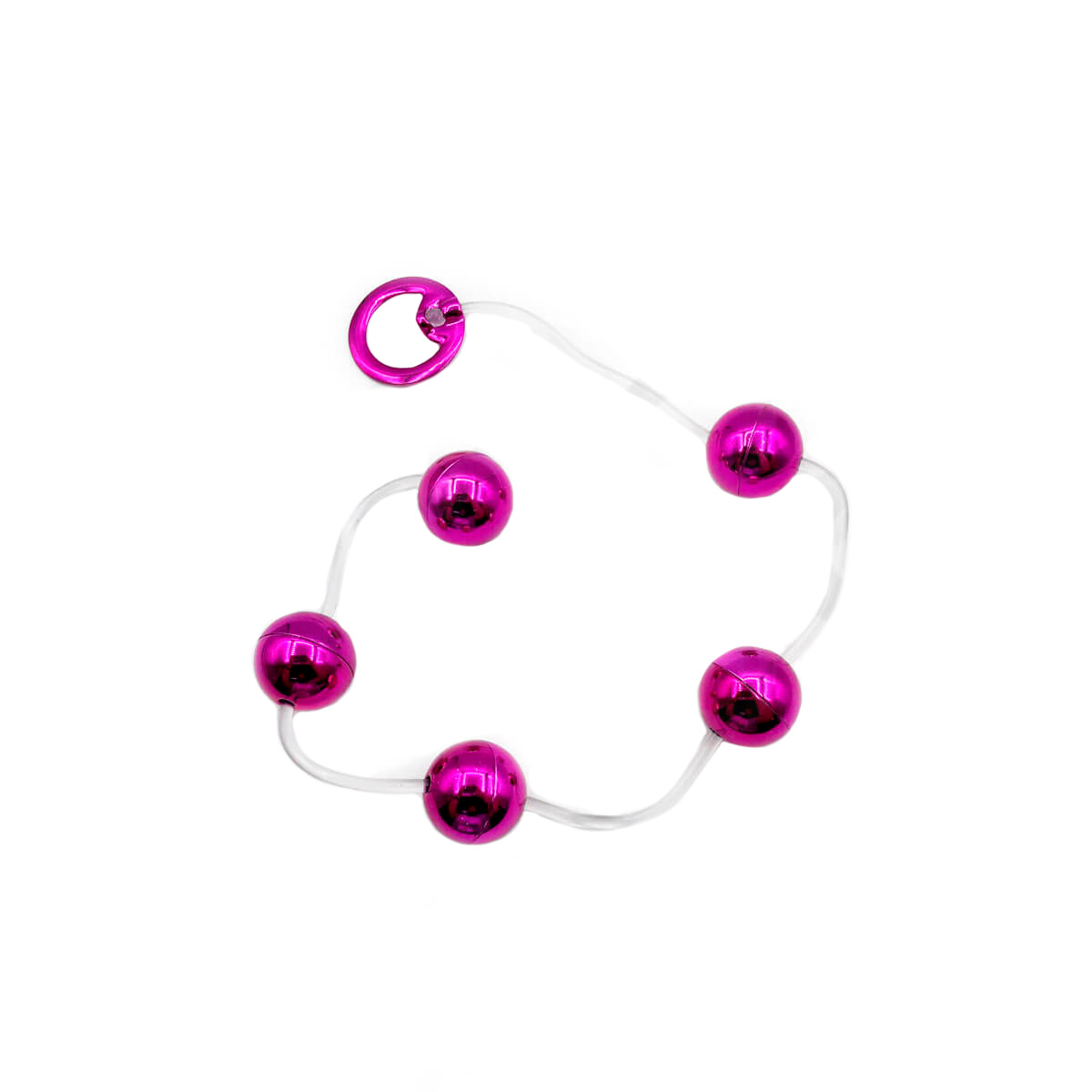 Colar Tailandês com 5 Bolinhas em Metal e Alça de Segurança - Hard | Disponível em 6 Cores - 17