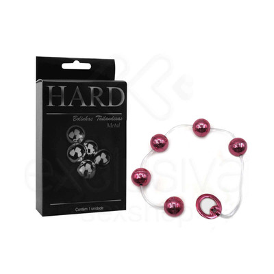 Foto 16 do produto Colar Tailandês com 5 Bolinhas em Metal e Alça de Segurança - Hard | Disponível em 6 Cores