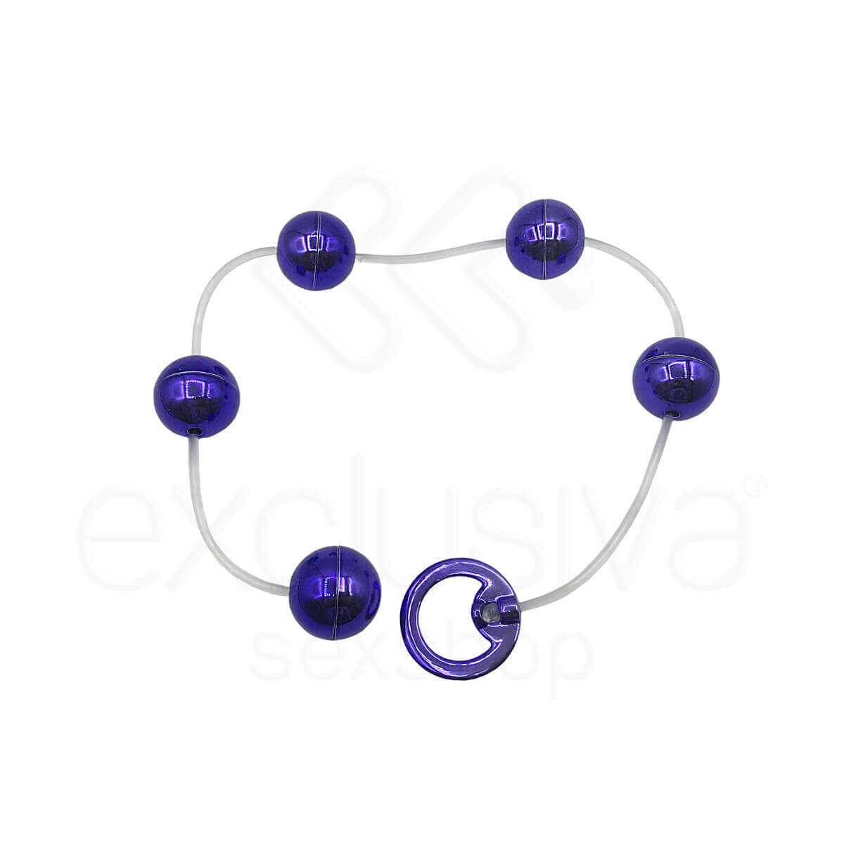 Colar Tailandês com 5 Bolinhas em Metal e Alça de Segurança - Hard | Disponível em 6 Cores - 11