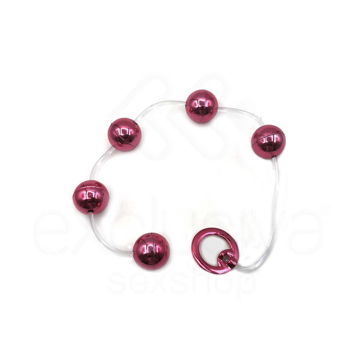 Colar Tailandês com 5 Bolinhas em Metal e Alça de Segurança - Hard | Disponível em 6 Cores - 17