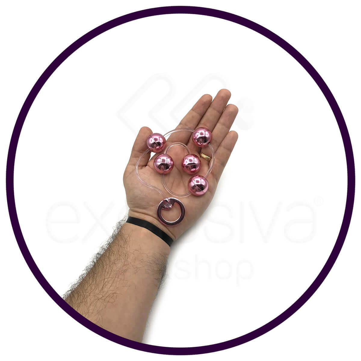Colar Tailandês com 5 Bolinhas em Metal e Alça de Segurança - Hard | Disponível em 6 Cores - 9