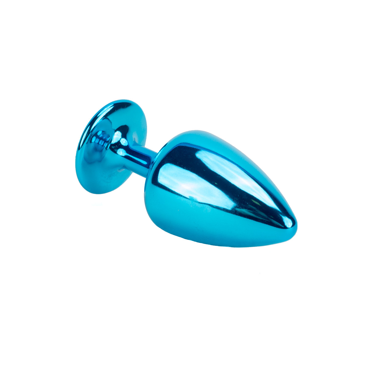 Plug Anal Cônico Tamanho P em Metal Polido com Joia na Base - Hard | 5,3 x 2,6 cm | Disponível em 22 Cores - 41